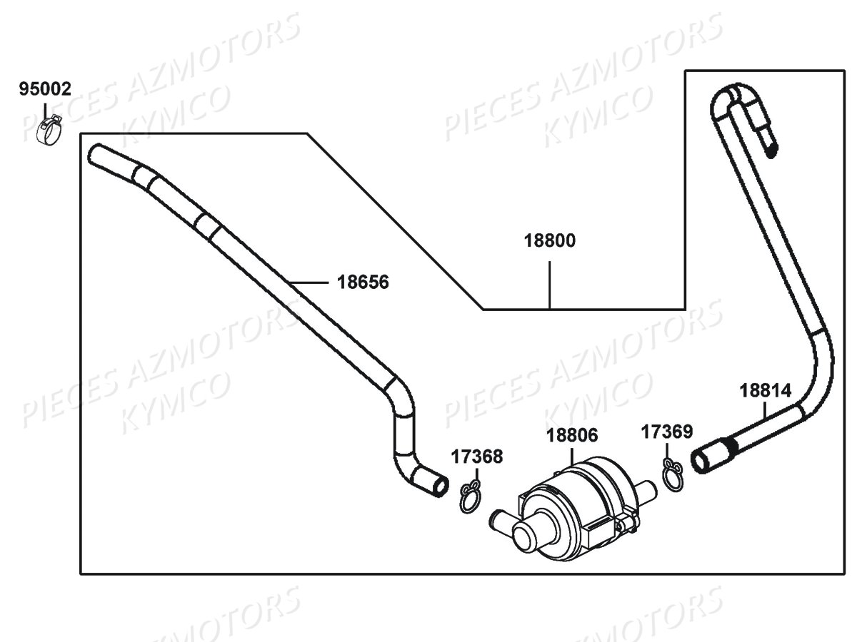 Reniflard KYMCO Pièces LIKE 50 2T MMC EURO2 (KE10AM)