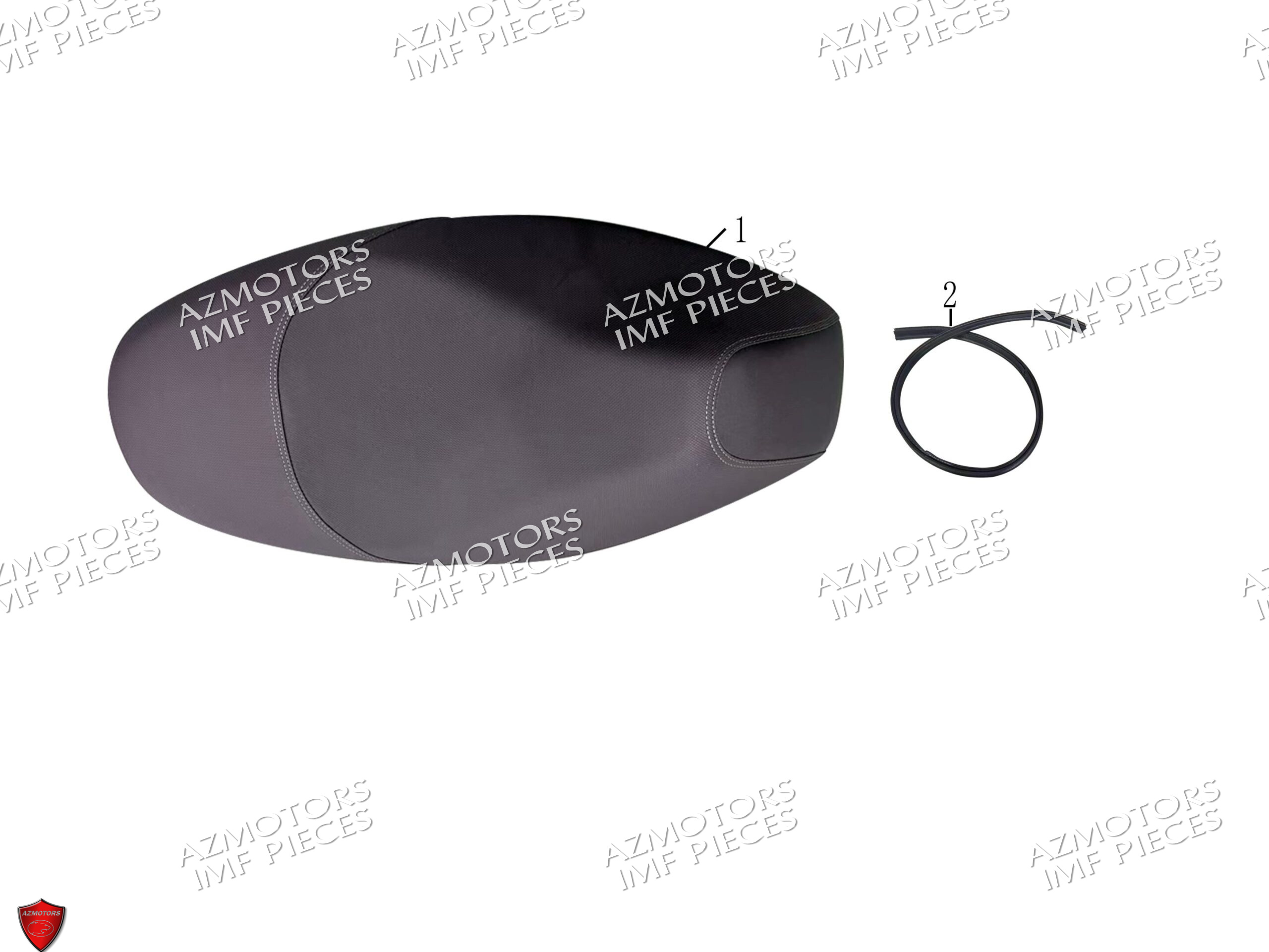 Selle AZMOTORS PIECES MACK_01 50cc 4T EURO 5 Injection