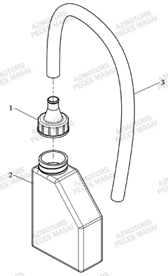 Bidon De Refroidissement MASAI Pièces Quad A300