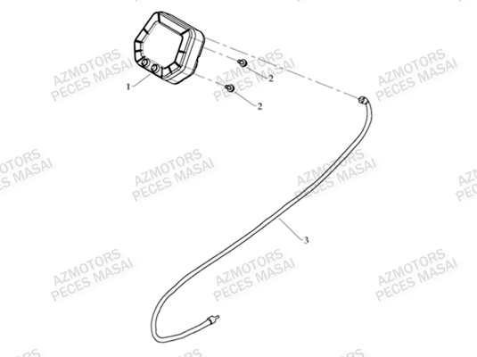 COMPTEUR AZMOTORS MASAI A330