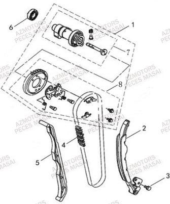Distribution MASAI Pièces Quad A500IX