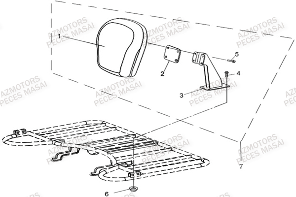 DOSSERET (OPTION) AZMOTORS MASAI A500IX