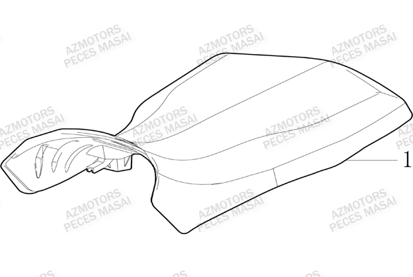 Selle MASAI Pièces Quad A500IX