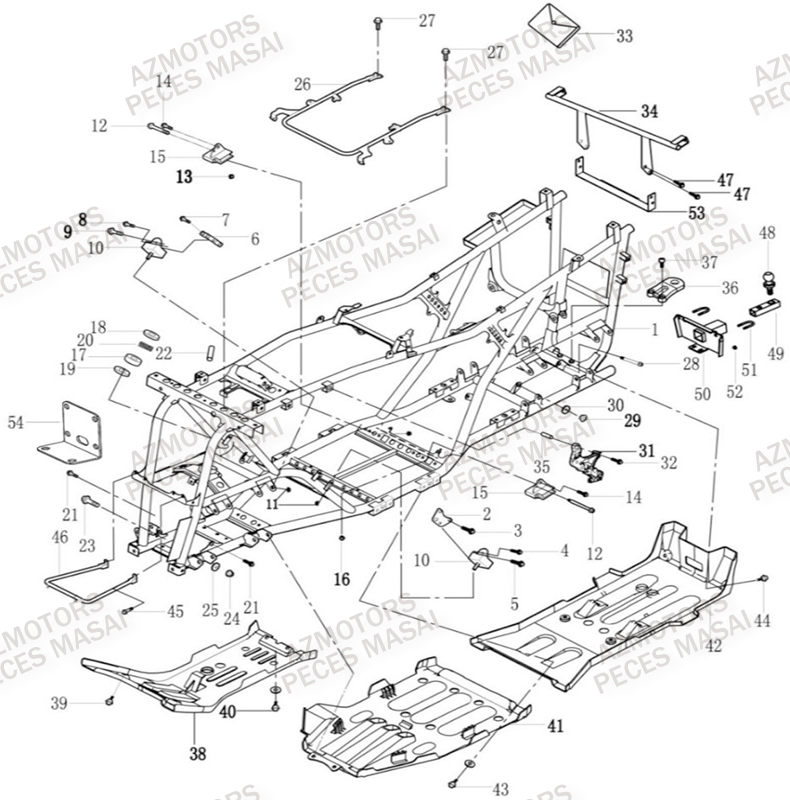 CHASSIS pour MASAI A500IX EPS