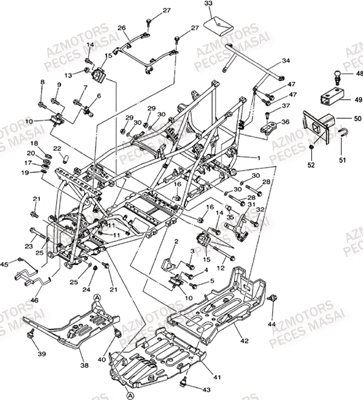 Chassis MASAI Pièces Quad A700i ULTIMATE