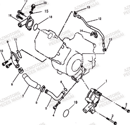 POMPE A EAU AZMOTORS MASAI A700 I