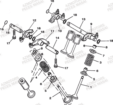 SOUPAPES AZMOTORS MASAI A700 I