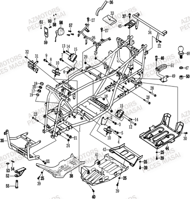 CHASSIS pour MASAI A750 IX