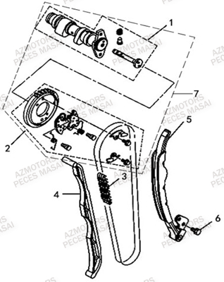 Distribution MASAI Pièces Quad A750 IX EPS