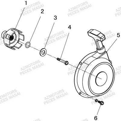 Lanceur MASAI Pièces Quad A750 IX EPS