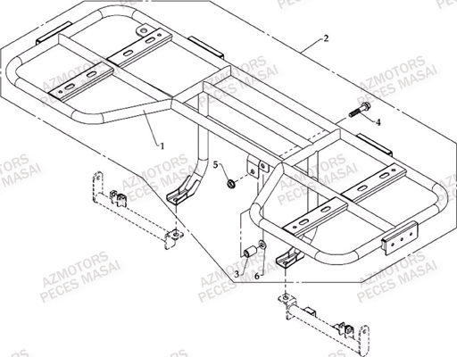 Accessoires AZMOTORS Pièces Quad R460 DRIFT