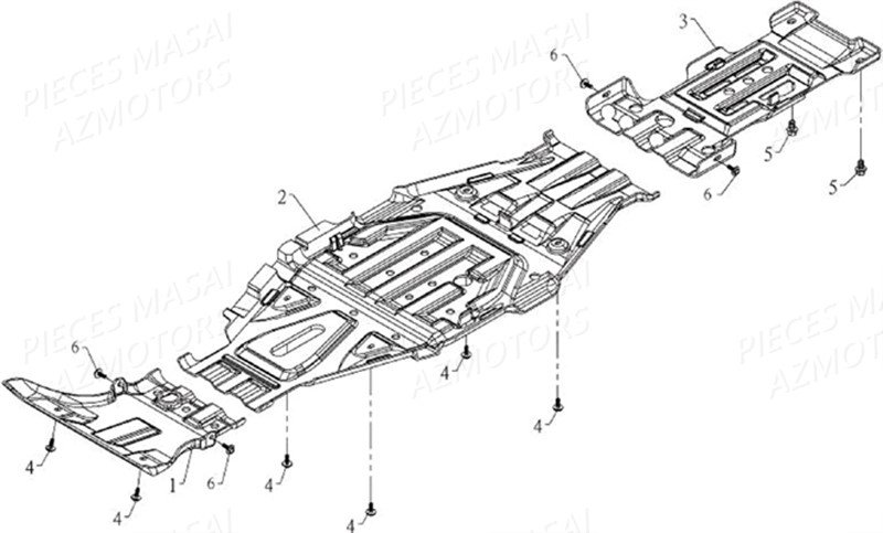 PLAQUES PROTECTION AZMOTORS MASAI S800 I