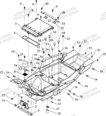 COFFRE AZMOTORS MASAI S800 I 2.0