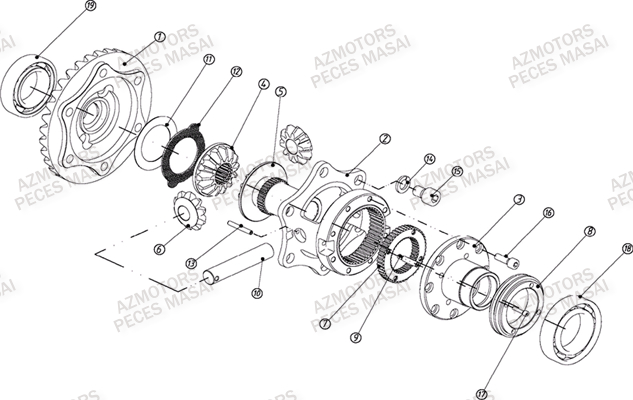 PONT AVANT DETAILLE 1 AZMOTORS MASAI S800 I 2.0