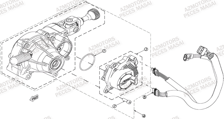 PONT AVANT DETAILLE 5 AZMOTORS MASAI S800 I 2.0