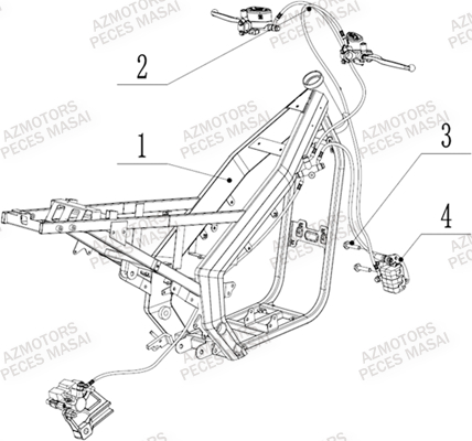 CHASSIS ET FREIN MASAI MASAI VISION 5K
