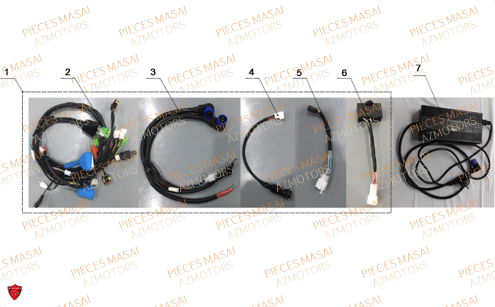 Systeme Electrique MASAI Pièces Moto VISION 5K