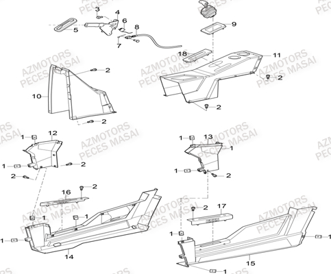 CARROSSERIE CENTRALE AZMOTORS MASAI X1000