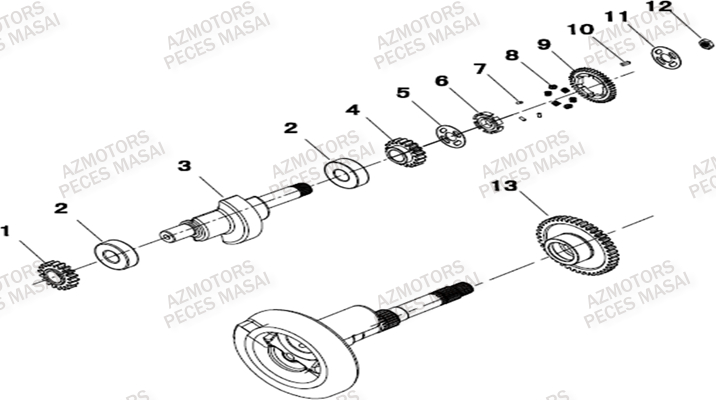 Arbre D Equilibrage MASAI Pieces SSV MASAI_X300