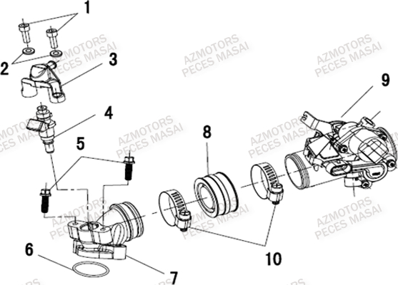 DEBITMETRE AZMOTORS MASAI X300