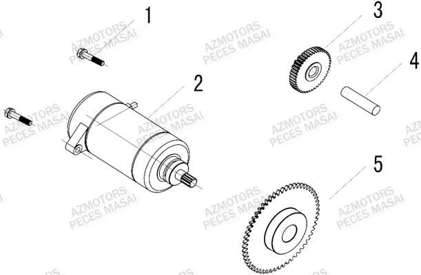 DEMARREUR AZMOTORS MASAI X300