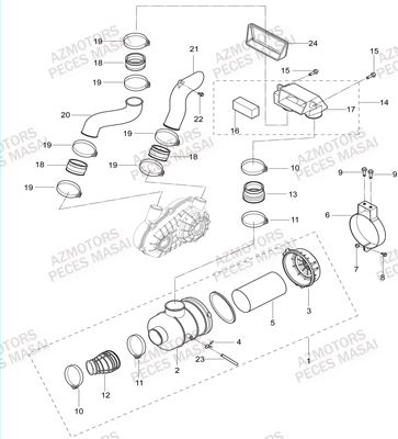 Filtre A Air MASAI Pieces SSV MASAI_X300