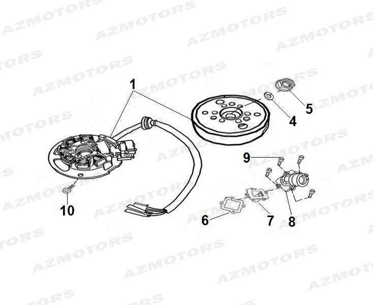 Rotor Stator Pipe Admission MASH 