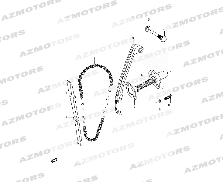 Distribution MASH Pieces MASH CAFE RACER 125 Euro4 (2017-2018)