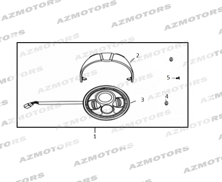 Kit Phare Rond MASH Pieces MASH DIRT TRACK 125 (2018)