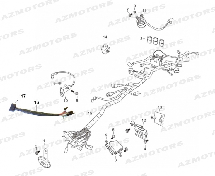 Composant Electrique MASH pieces MASH DIRT TRACK 250 (2019-2020)