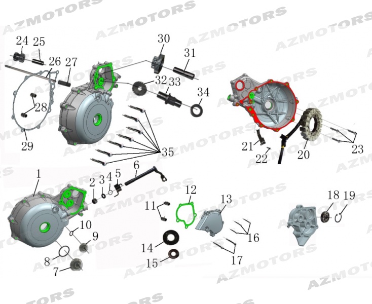 Carter Allumage Stator MASH Pieces MASH DIRT TRACK 650 (2019)