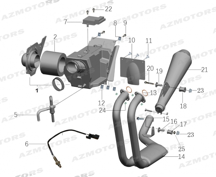 VIS M6X10  DELPHI FH (Mash) pour ECHAPPEMENT BOITIER FILTRE ECU de MASH DIRT TRACK 650 2019