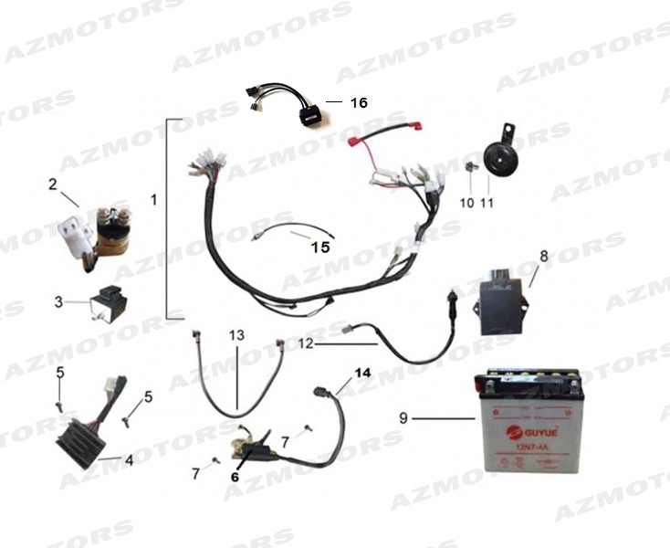 COMPOSANT ELECTRIQUE MASH MASH FIFTY Euro 4 50 2018 2020