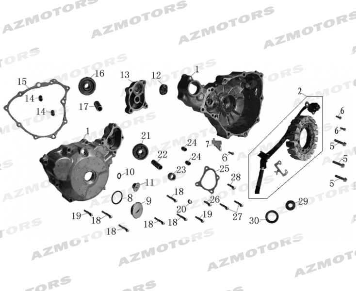 CARTER_ALLUMAGE_STATOR MASH Pieces MASH FORCE 400 ARMY (2019)