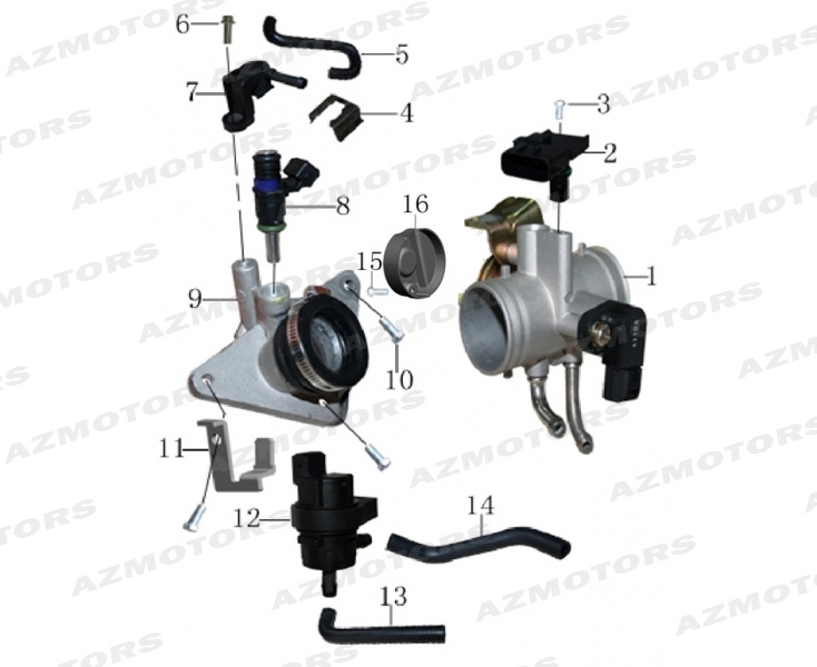 Injection MASH Pieces MASH SCRAMBLER 400 (2015-2016)