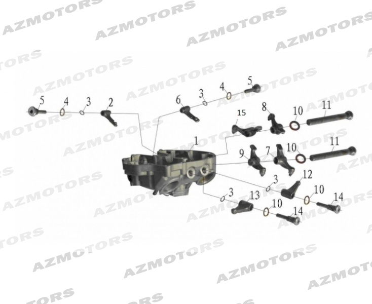 Culbuteurs MASH Pieces MASH SCRAMBLER 400 Euro4 (2017-2020)
