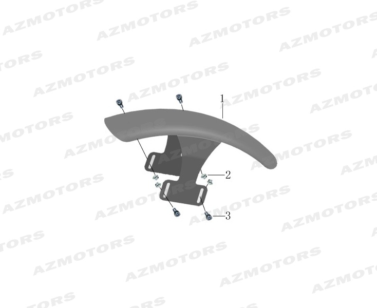 ECROU M6 FH/SR (Mash) pour GARDE BOUE AVANT de MASH SCRAMBLER 400 Euro4 2017 2020