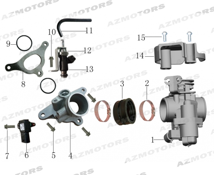Injection Delphi MASH Pieces MASH SCRAMBLER 400 Euro4 (2017-2020)