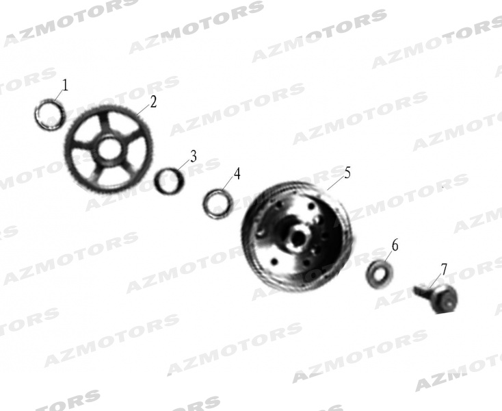 Rotor MASH Pieces MASH SCRAMBLER 400 Euro4 (2017-2020)