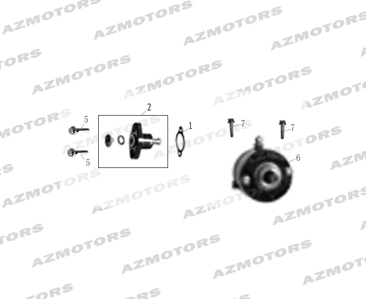 Tendeur Chaine Demarreur MASH Pieces MASH SCRAMBLER 400 Euro4 (2017-2020)