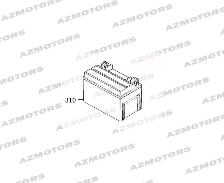 Batterie MASH Pieces MASH SIXTY 125 4T (2016)