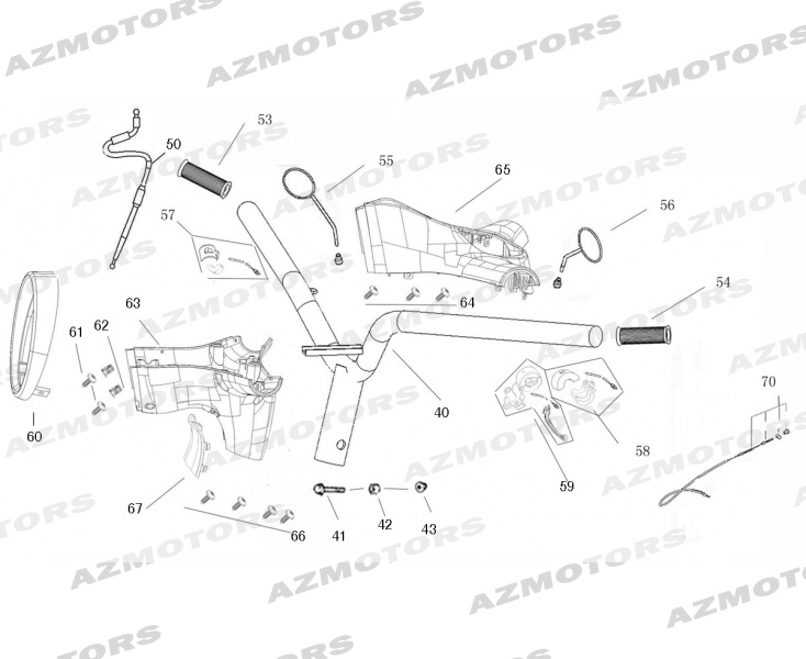 Guidon MASH Pieces MASH SIXTY 125 4T (2016)