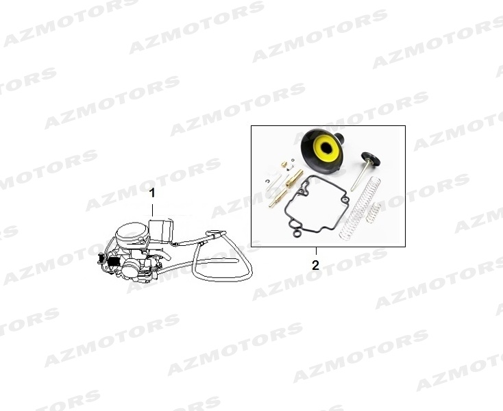 Carburateur Storia 50 MASH 