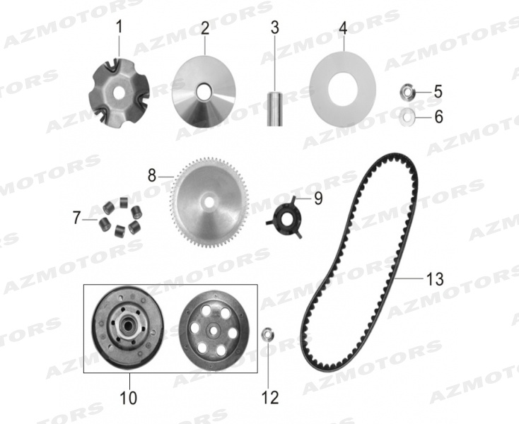 Transmission Storia 50 MASH 