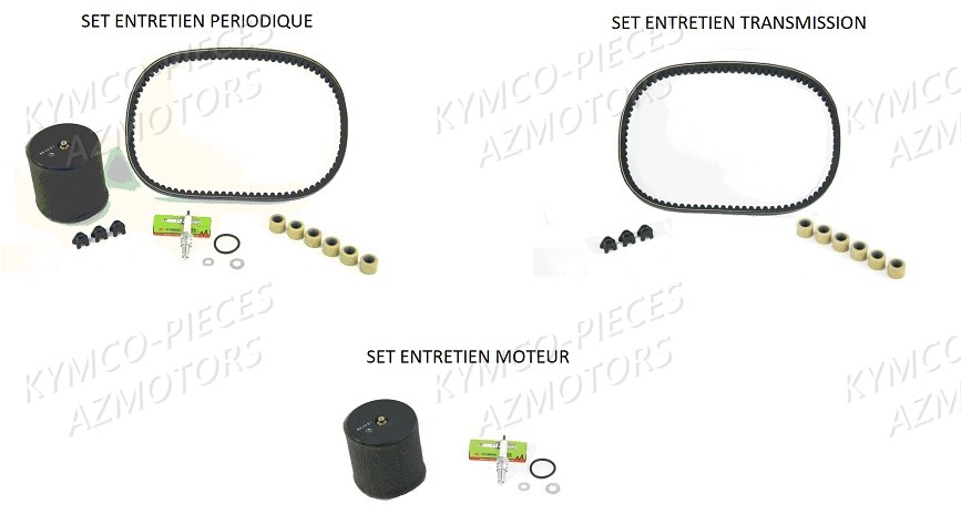 1_SET_ENTRETIEN KYMCO Pièces Quad Kymco MAXXER 250 SE