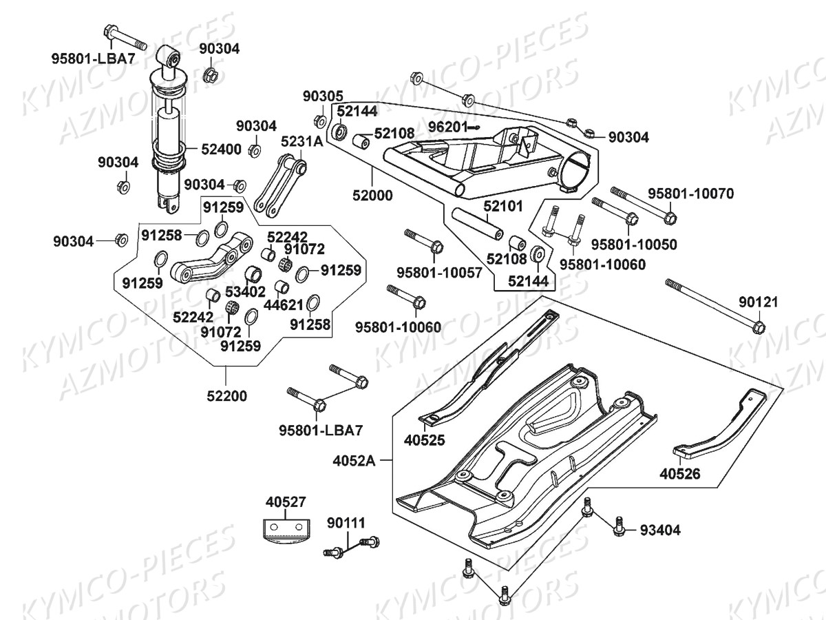 BRAS-OSCILLANT pour MAXXER-250-SE