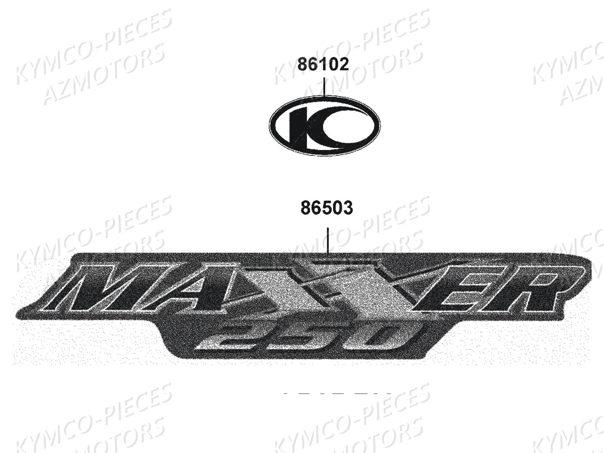 DECORS KYMCO MAXXER 250 SE