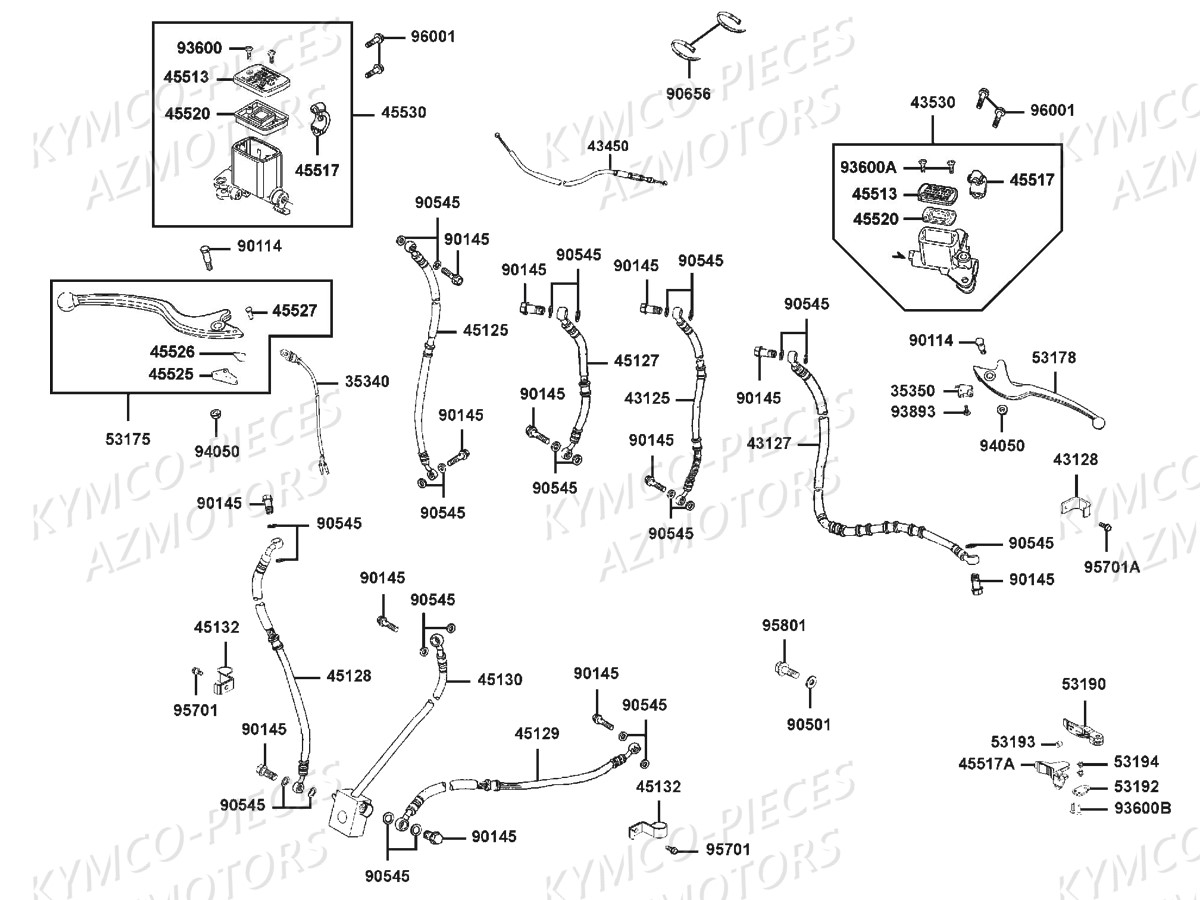 SYSTEME-DE-FREINS pour MAXXER-250-SE