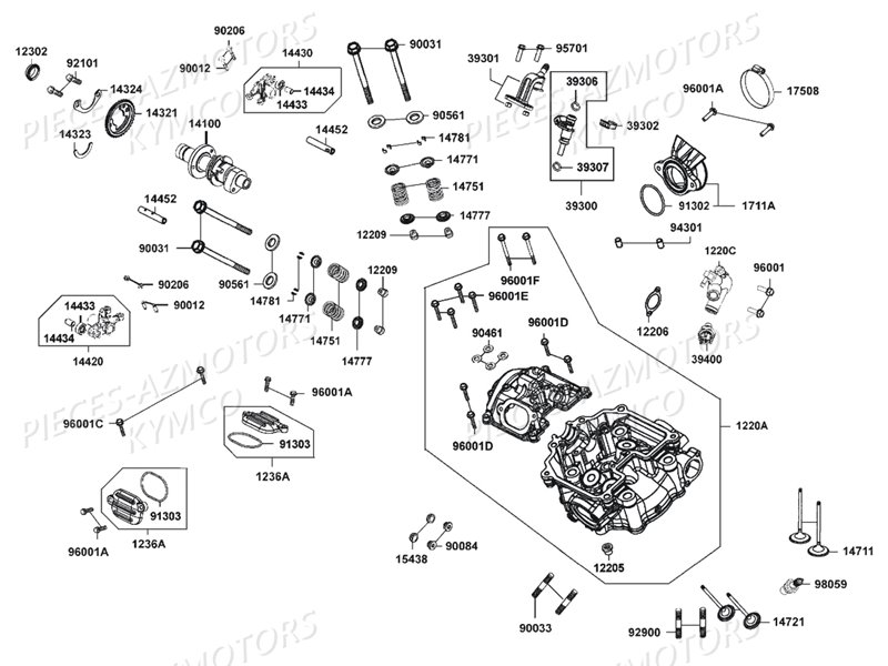 CULASSE pour MAXXER450