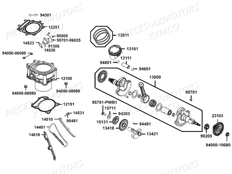 CYLINDRE pour MAXXER450